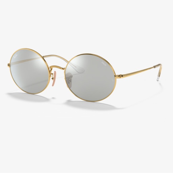 RAY-BAN Oval 1970 Mirror Evolve Sunglasses NWOT - Picture 5 of 6